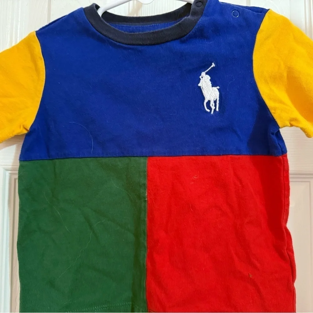 Ralph Lauren Colorblock Short Sleeve Tee